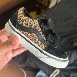 Toddler Vans leopard print